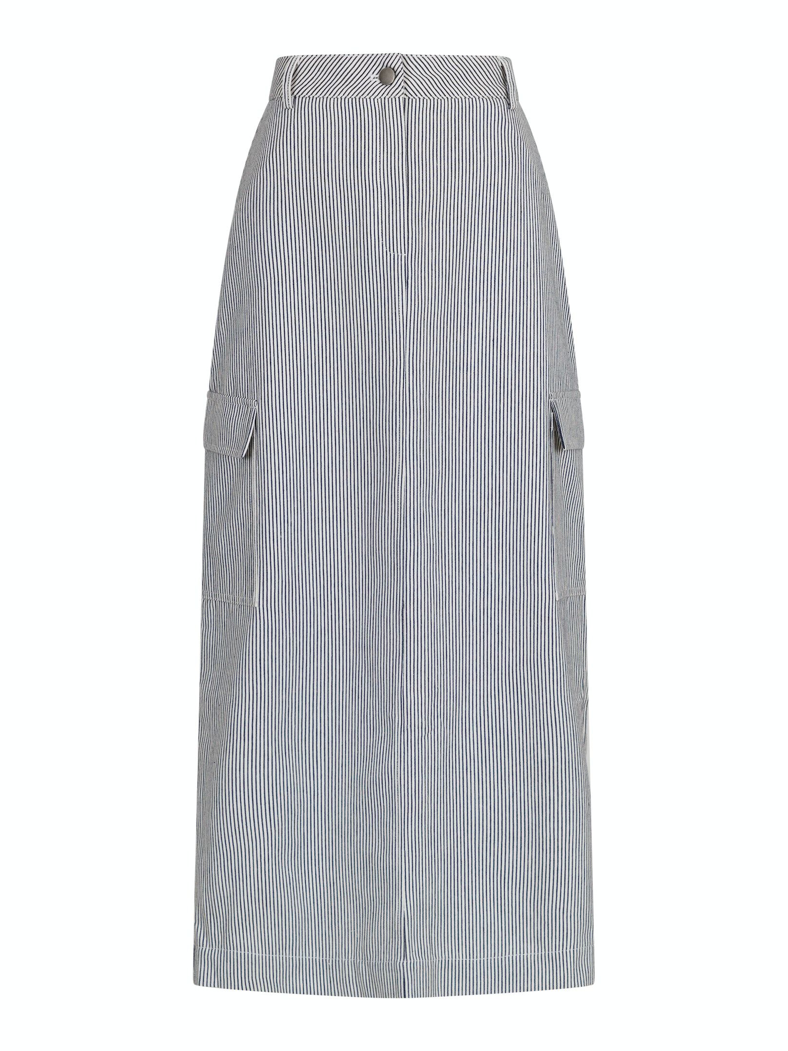 Sannie Stripe Skirt, Off white, nederdel fra Neo Noir