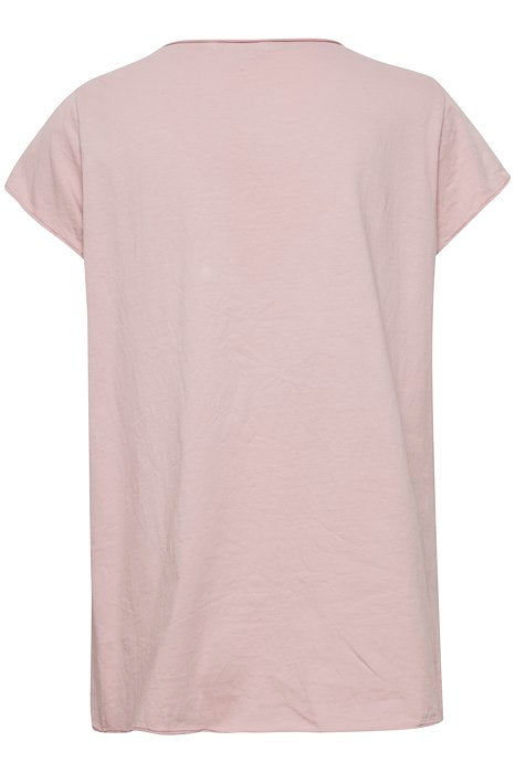 T-shirt fra sorbet, lyserød med motiv, bagfra