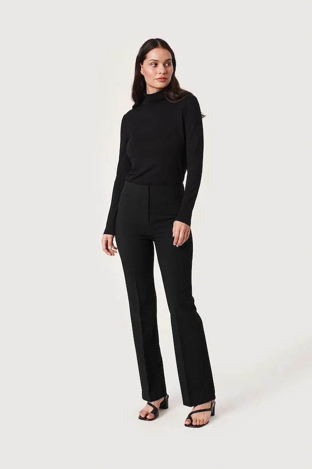 SLCorinne Pants, Black, Bukser fra Soaked in Luxury