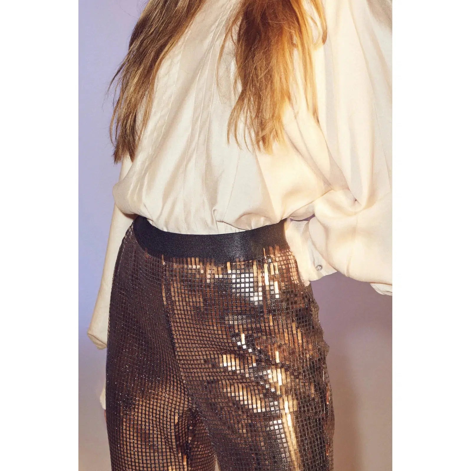 Mirror Flare Pant, Bronze, Bukser fra Co'Couture-wüpp